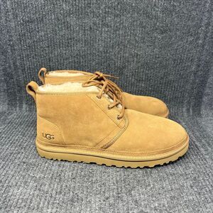 NEW UGG Neumel Sheepskin Chukka Boots Suede Shearling Chestnut Brown Men 12 3236